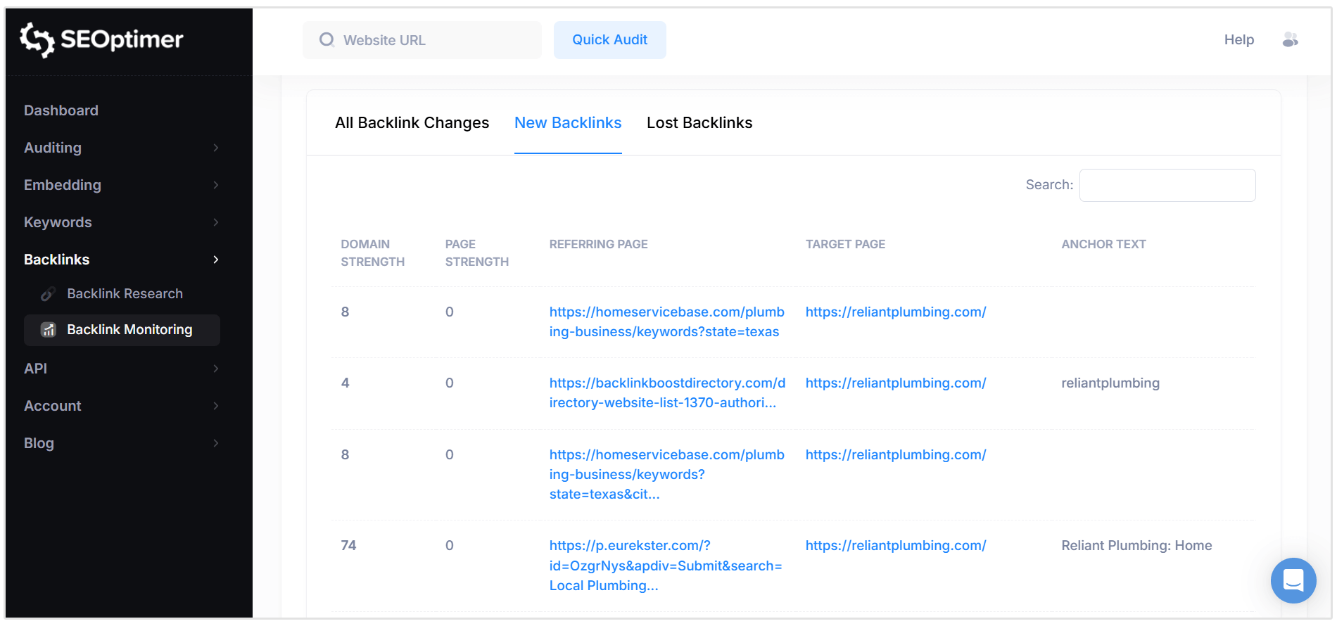 Nouveaux liens acquis