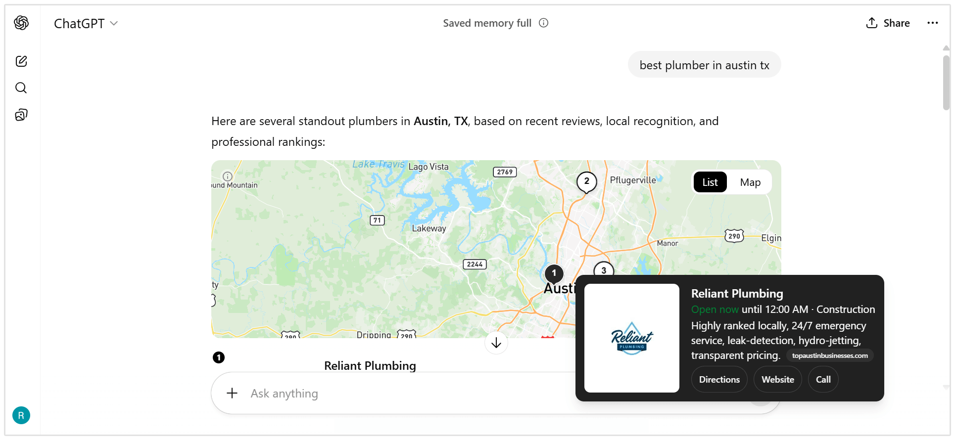 ChatGPTの結果 for plumber