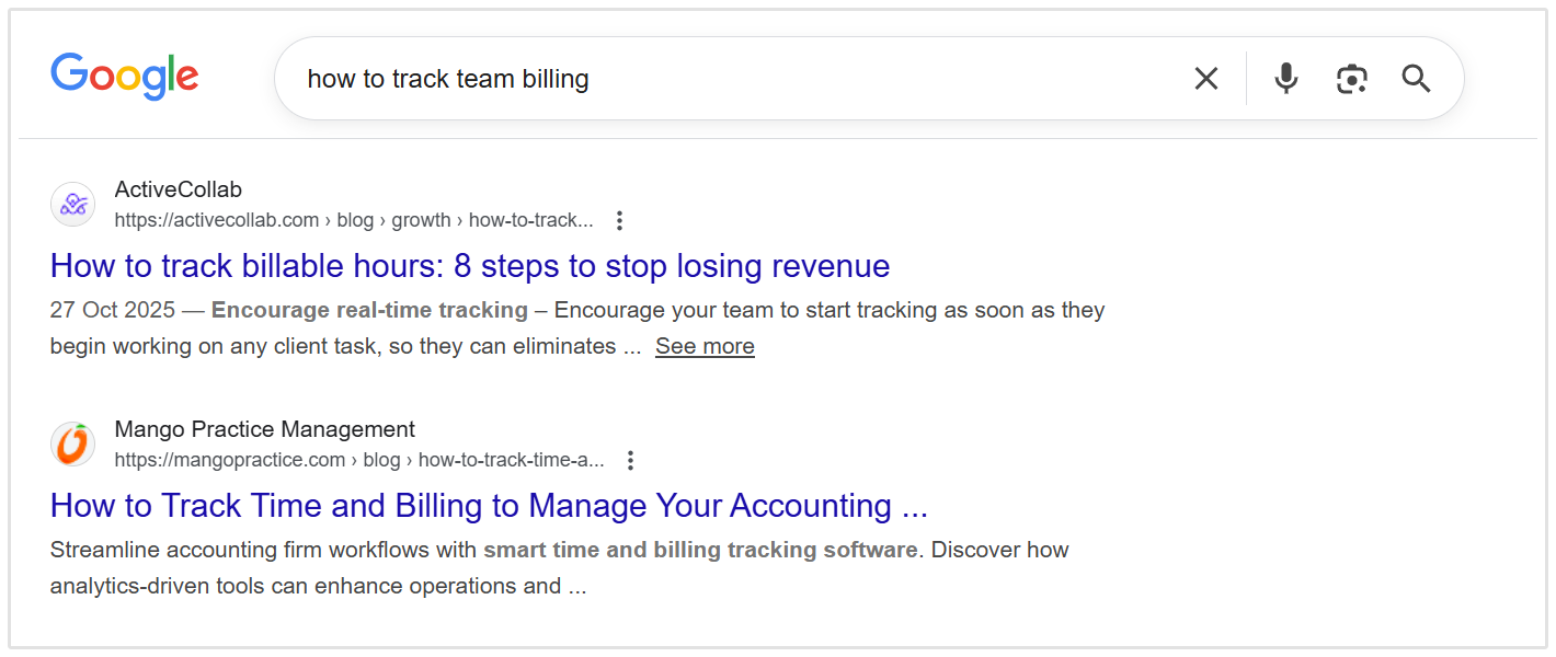 how to track team billing